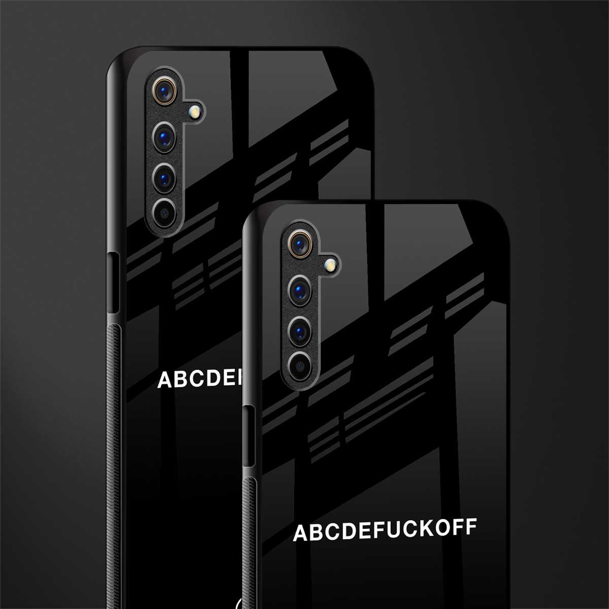 abcdefuckoff glass case for realme 6i image-2