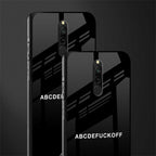 abcdefuckoff glass case for redmi 8 image-2