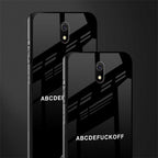 abcdefuckoff glass case for redmi 8a image-2