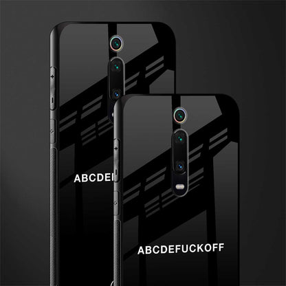 abcdefuckoff glass case for redmi k20 pro image-2