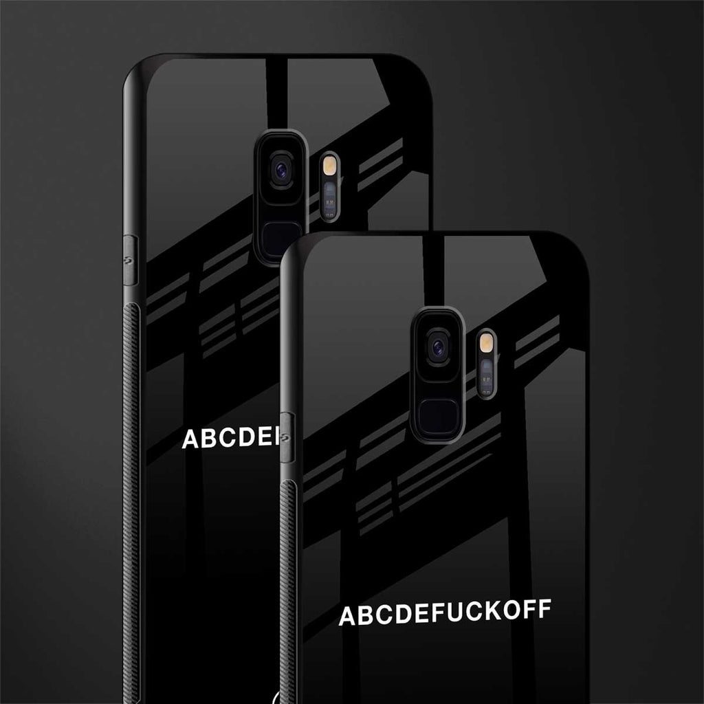 abcdefuckoff glass case for samsung galaxy s9 image-2
