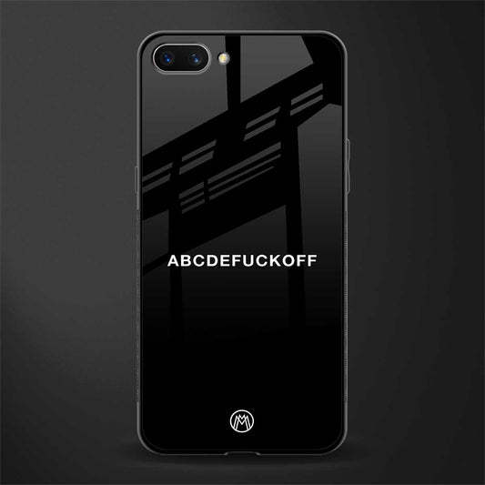 abcdefuckoff glass case for realme c1 image