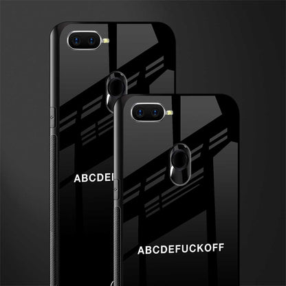 abcdefuckoff glass case for oppo a5s image-2