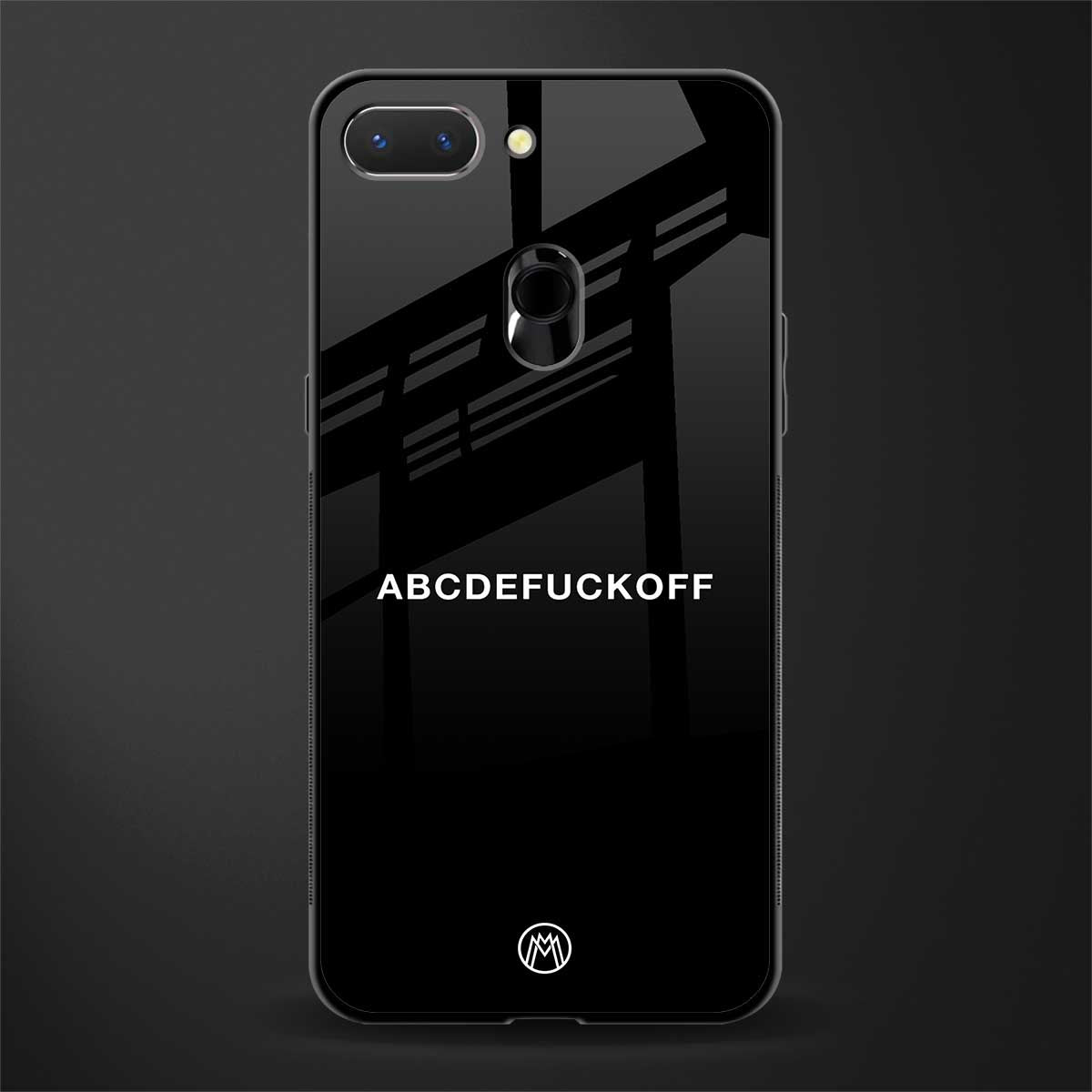 abcdefuckoff glass case for realme 2 image