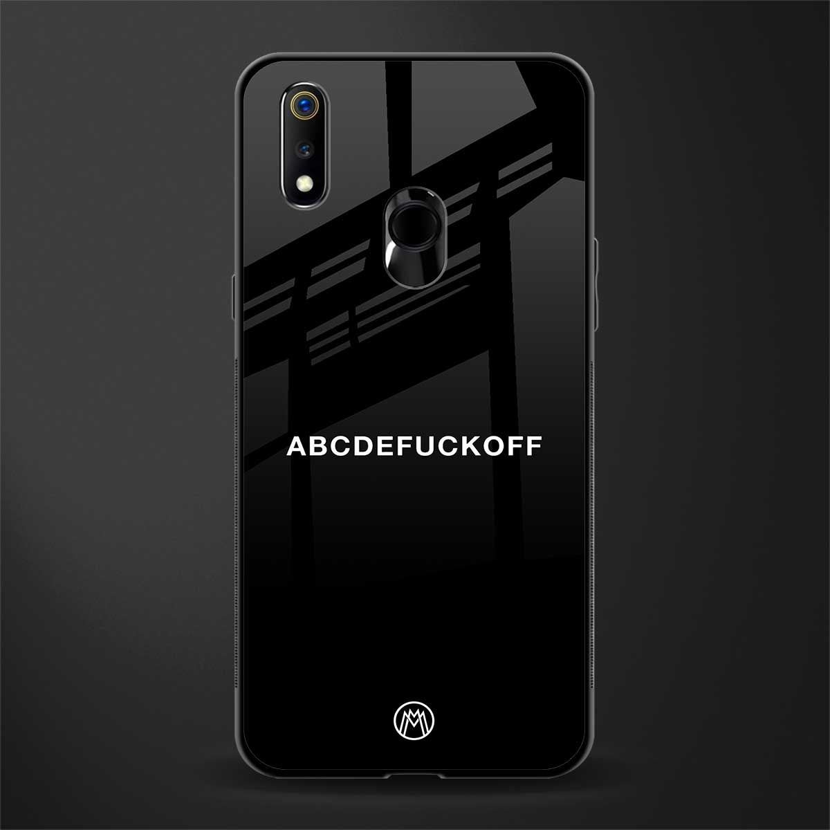 abcdefuckoff glass case for realme 3 pro image