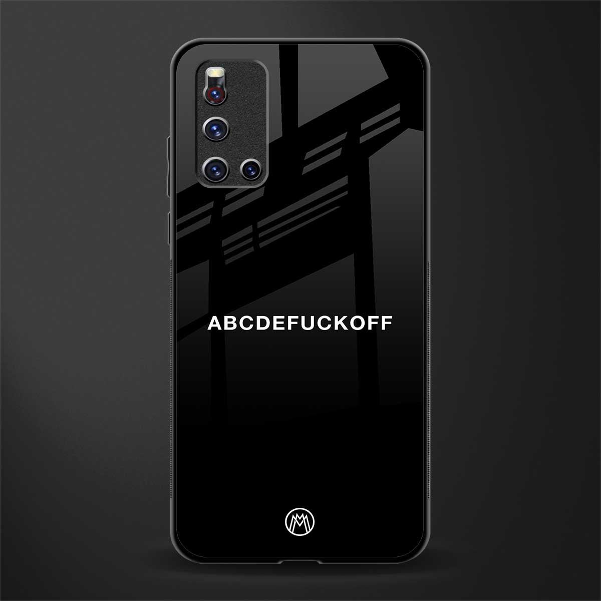 abcdefuckoff glass case for vivo v19 image