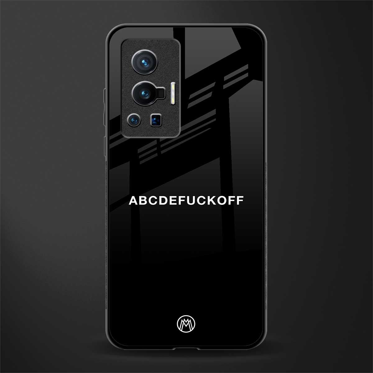 abcdefuckoff glass case for vivo x70 pro image