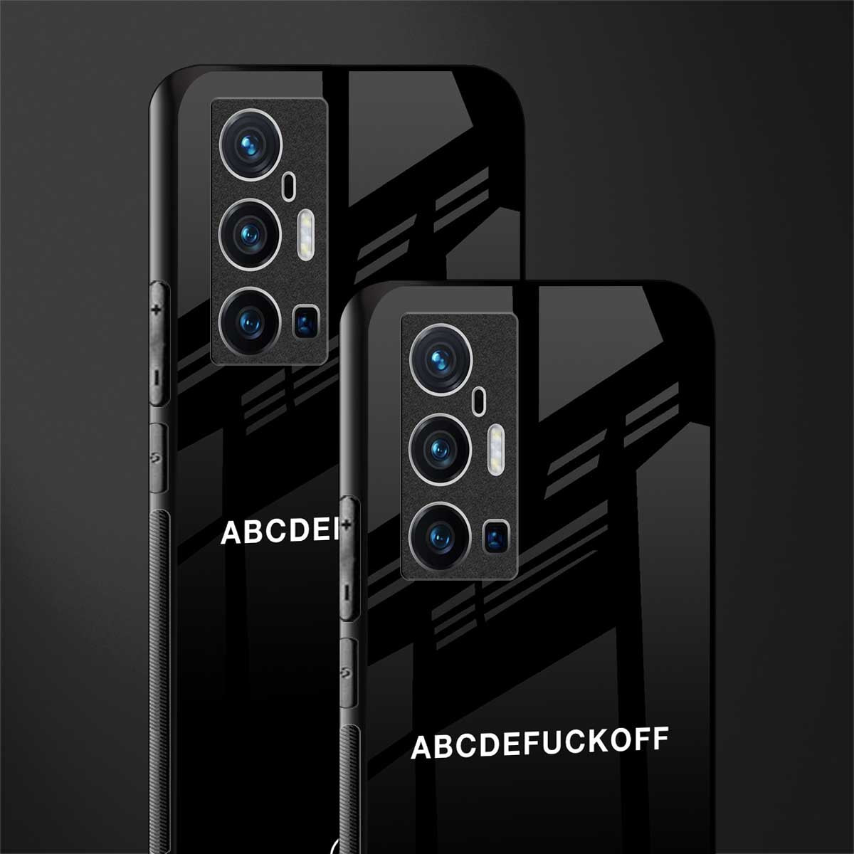 abcdefuckoff glass case for vivo x70 pro plus image-2