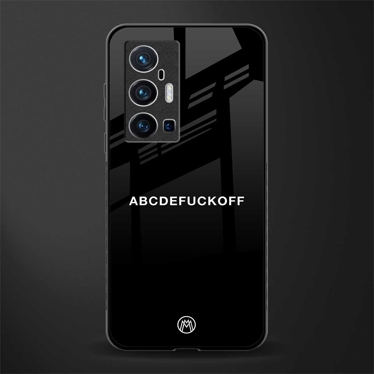 abcdefuckoff glass case for vivo x70 pro plus image