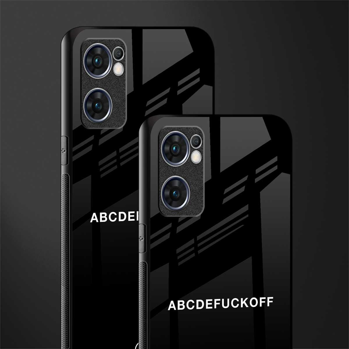 abcdefuckoff glass case for oppo reno7 5g image-2