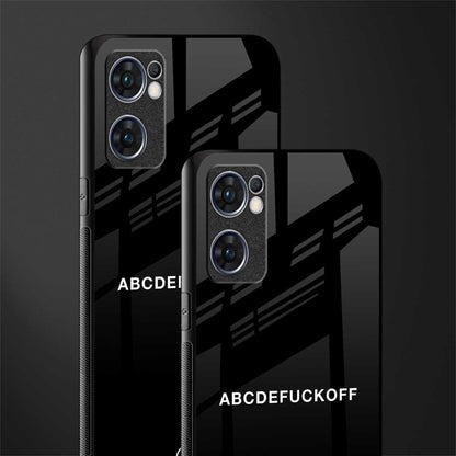 abcdefuckoff glass case for oppo reno7 5g image-2