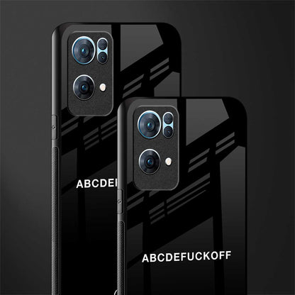 abcdefuckoff glass case for oppo reno7 pro 5g image-2