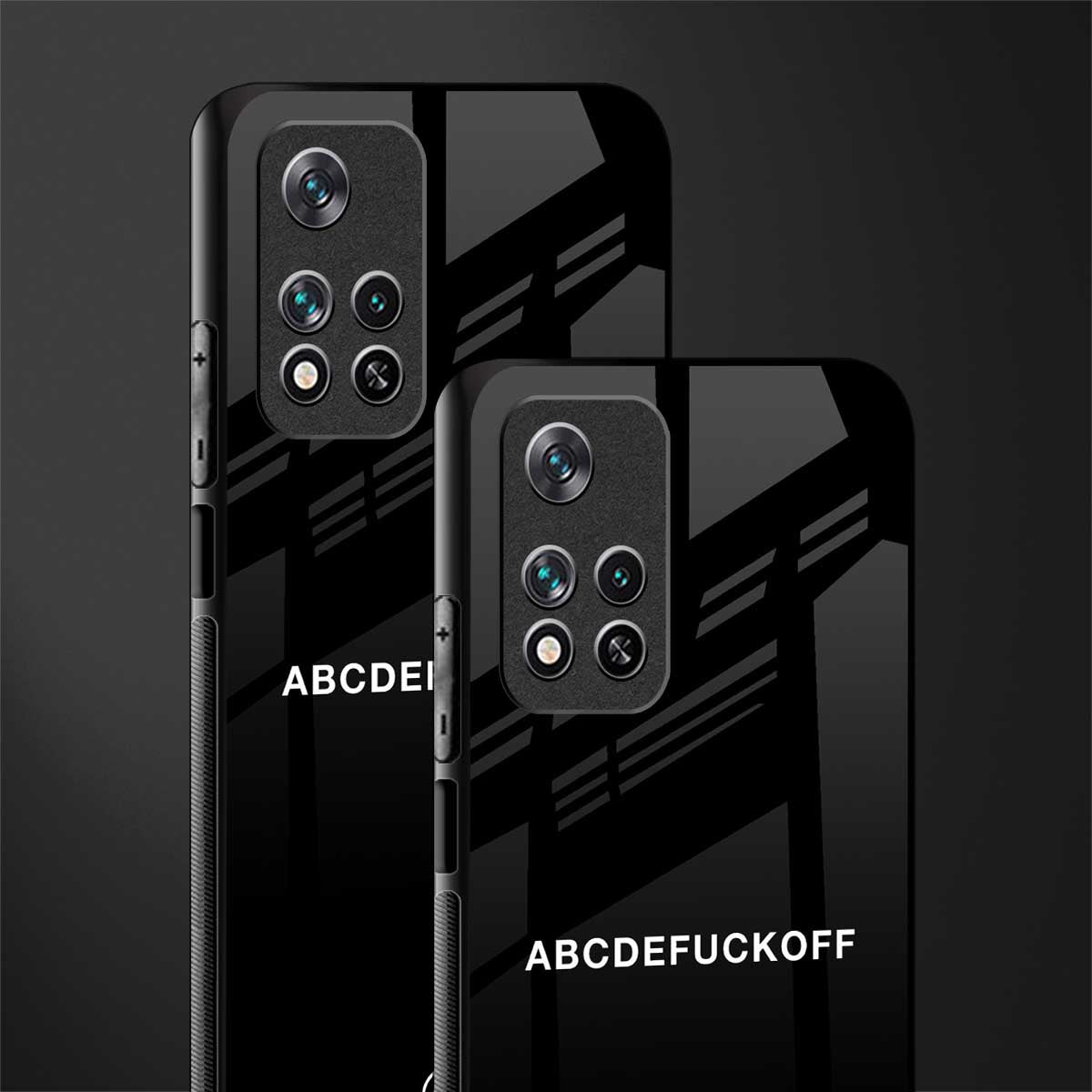 abcdefuckoff glass case for poco m4 pro 5g image-2