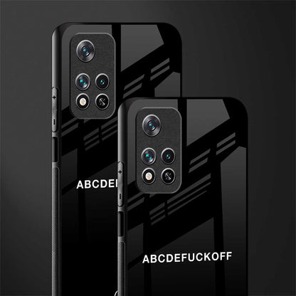 abcdefuckoff glass case for poco m4 pro 5g image-2