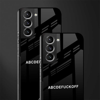 abcdefuckoff glass case for samsung galaxy s22 5g image-2