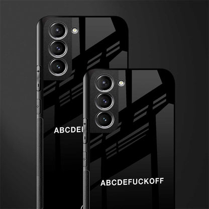 abcdefuckoff glass case for samsung galaxy s22 plus 5g image-2