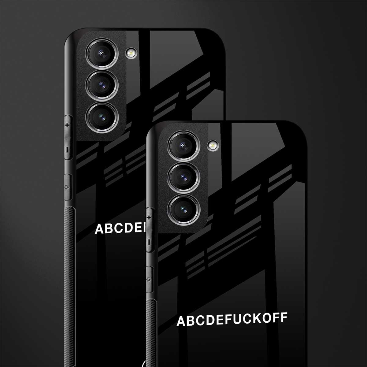 abcdefuckoff glass case for samsung galaxy s21 plus image-2