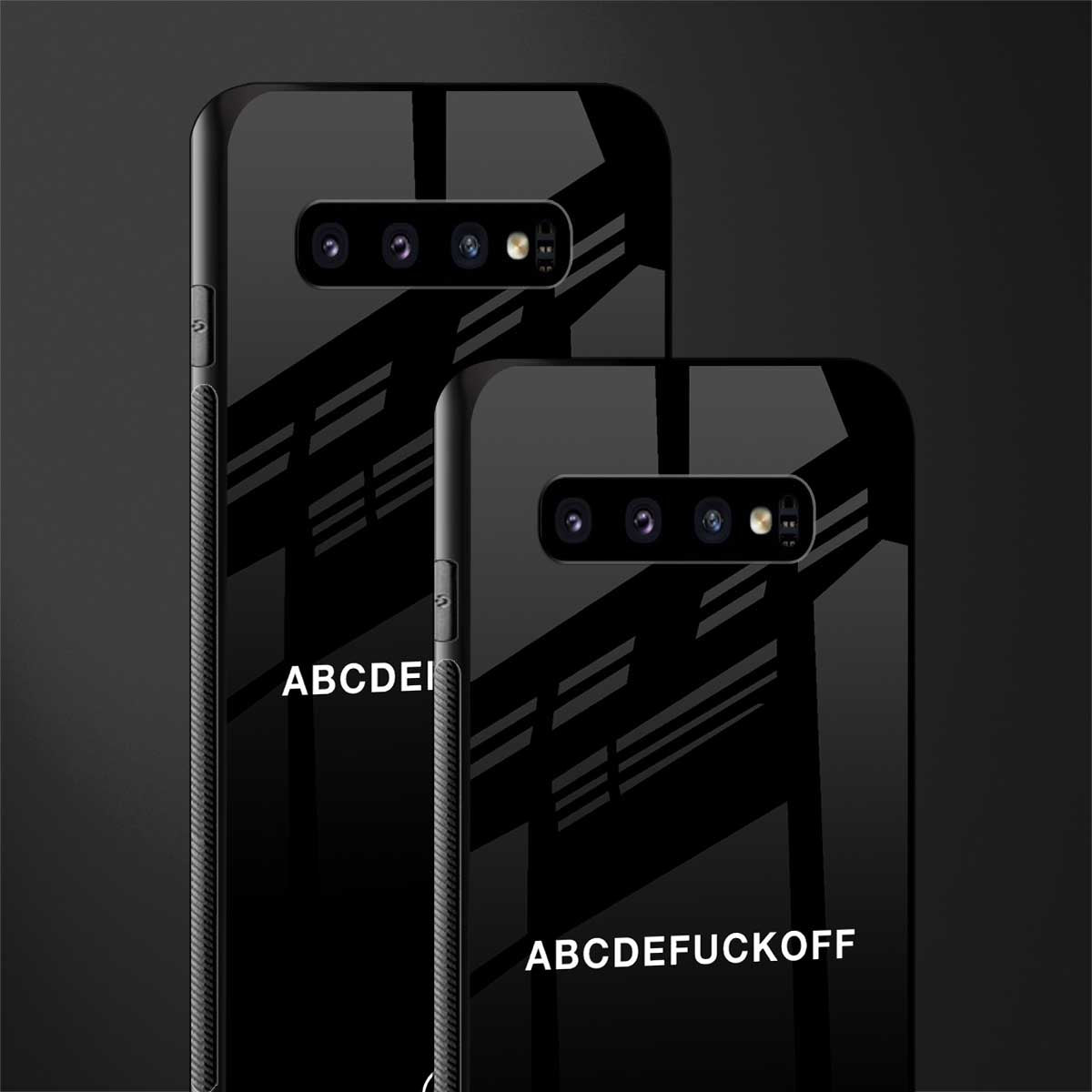 abcdefuckoff glass case for samsung galaxy s10 image-2