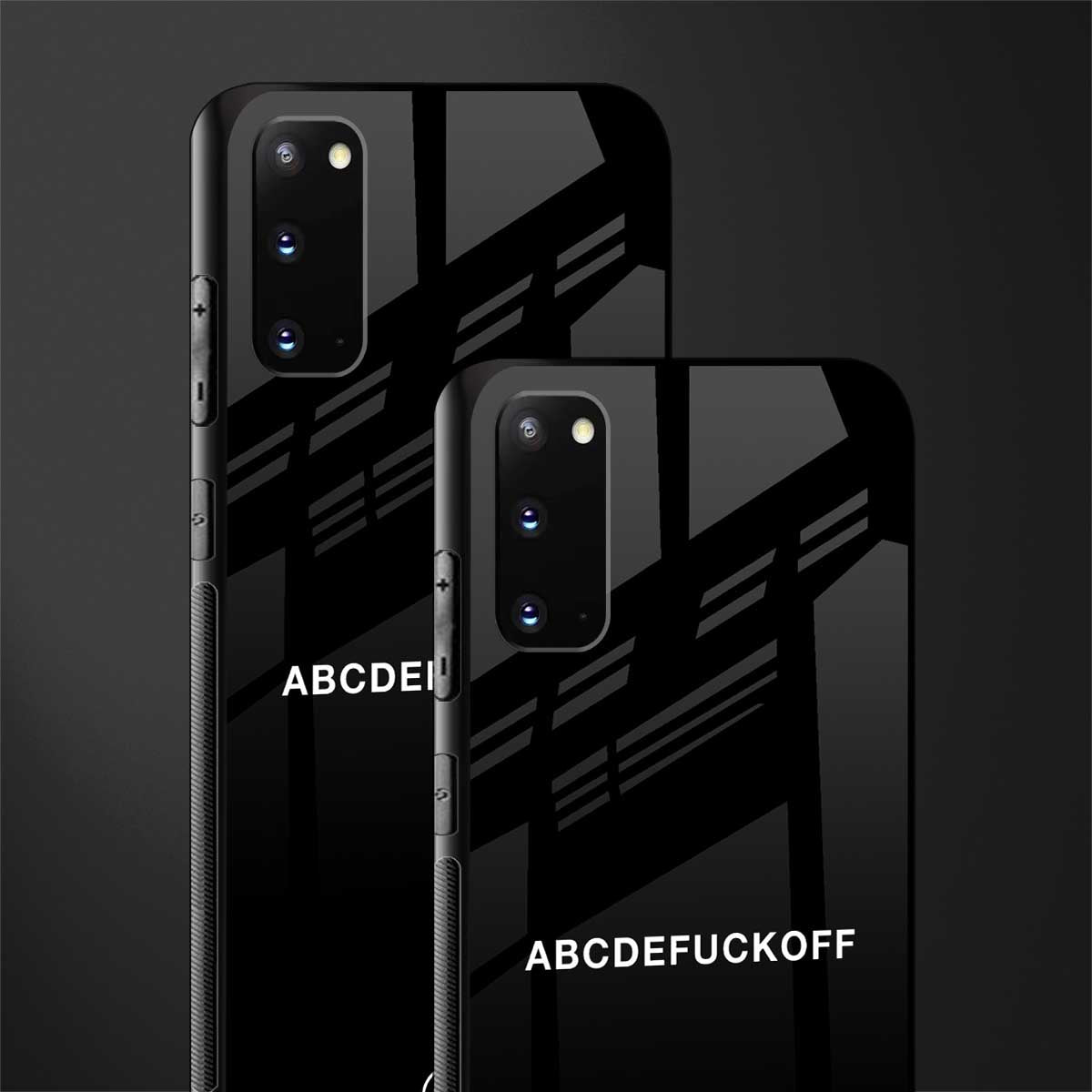abcdefuckoff glass case for samsung galaxy s20 image-2