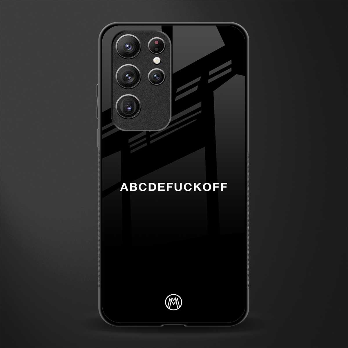 abcdefuckoff glass case for samsung galaxy s22 ultra 5g image
