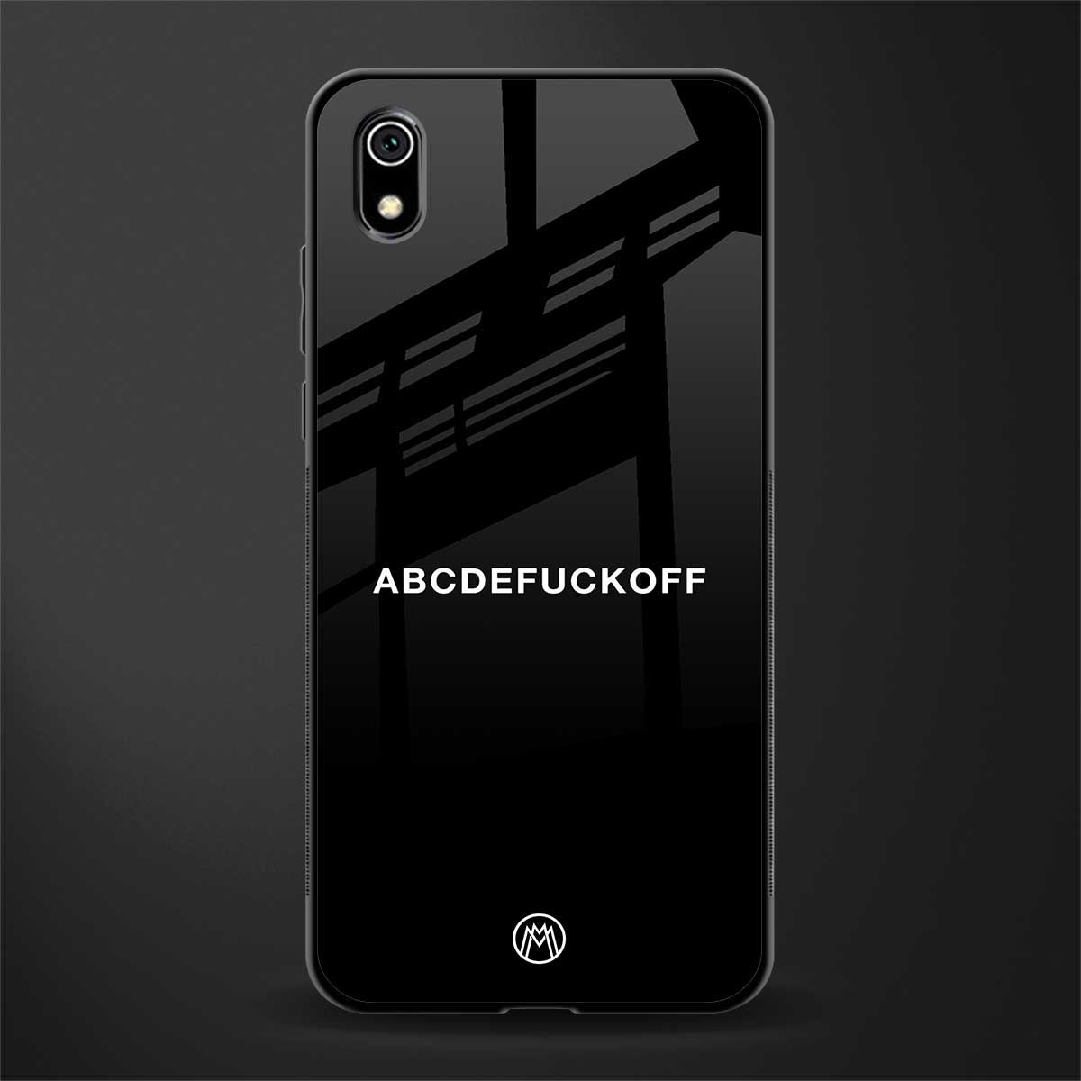 abcdefuckoff glass case for redmi 7a image