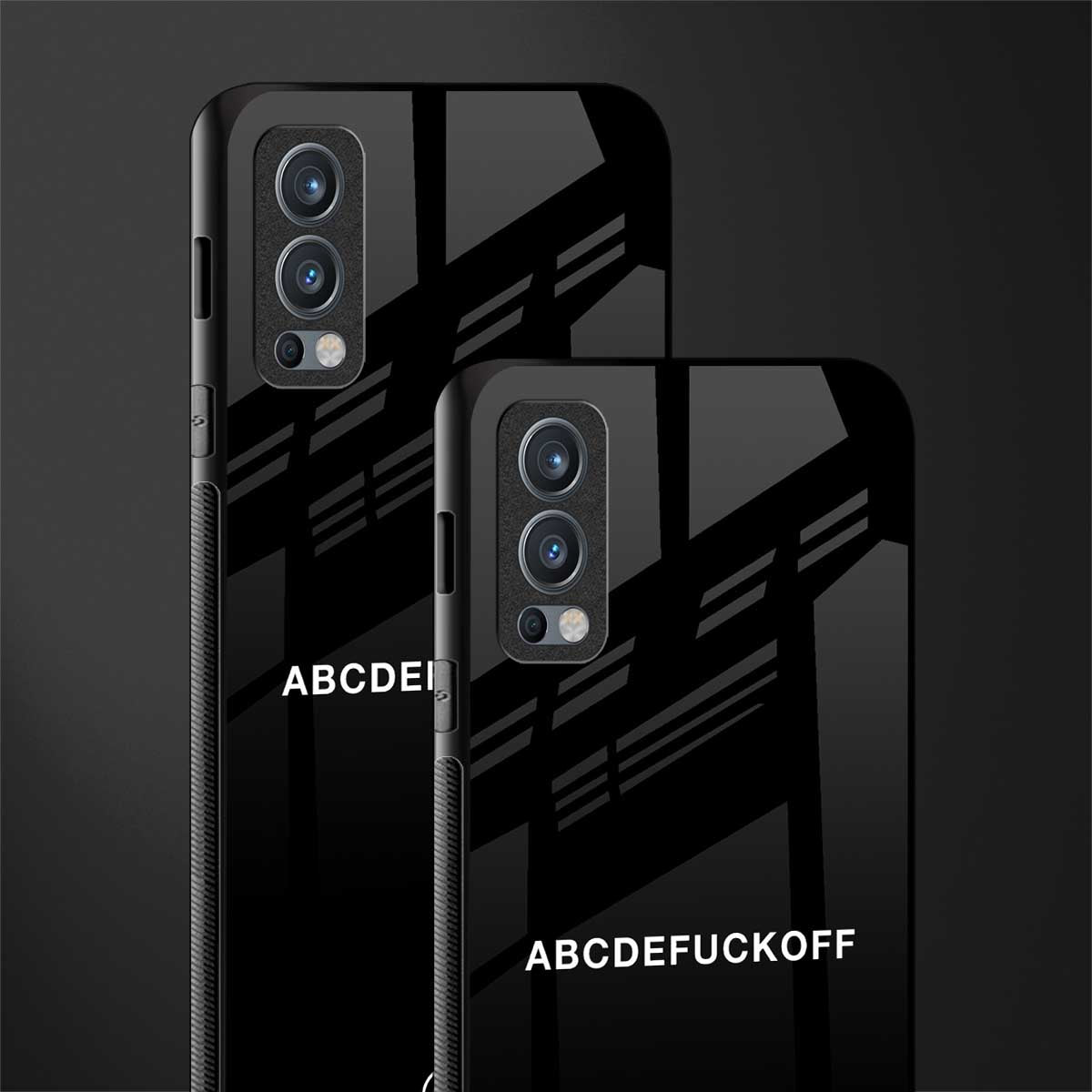 abcdefuckoff glass case for oneplus nord 2 5g image-2