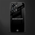 abcdefuckoff glass case for phone case | glass case for oneplus nord 2t 5g