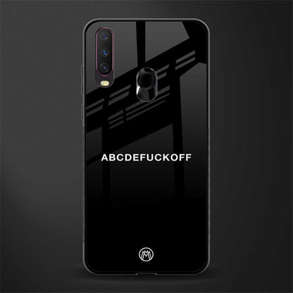 abcdefuckoff glass case for vivo y12 image