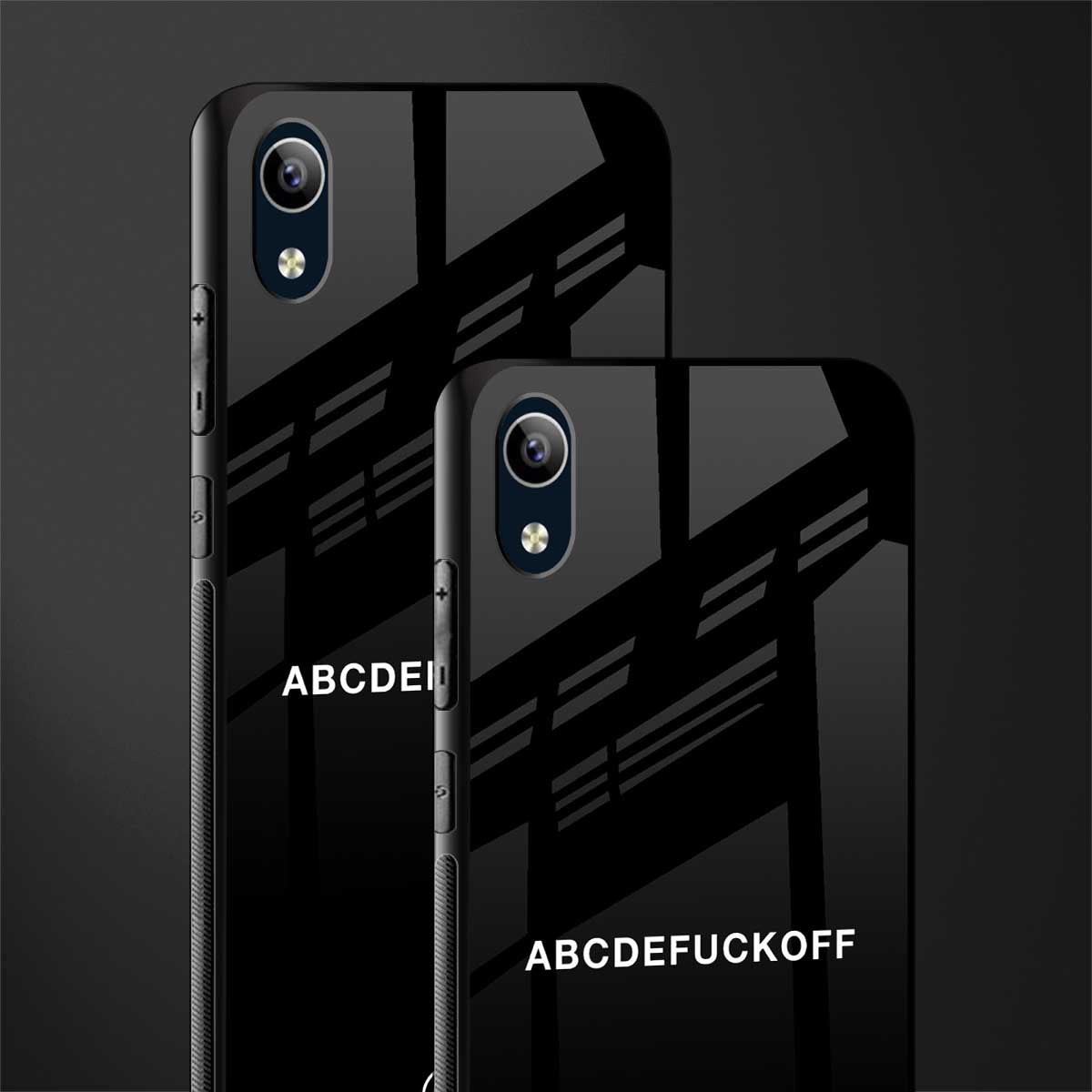 abcdefuckoff glass case for vivo y90 image-2