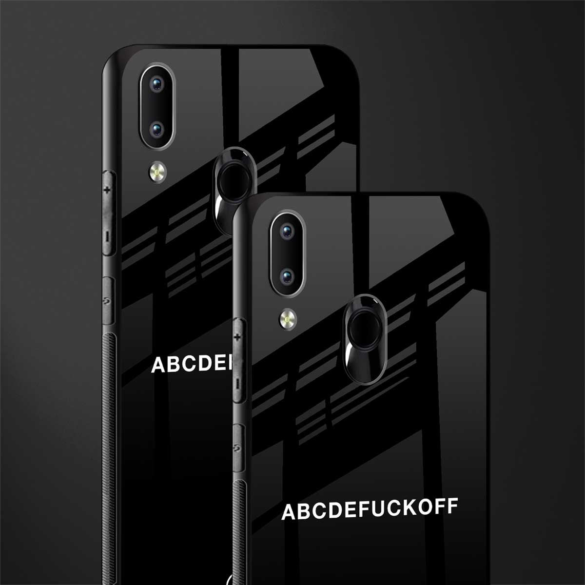 abcdefuckoff glass case for vivo y95 image-2