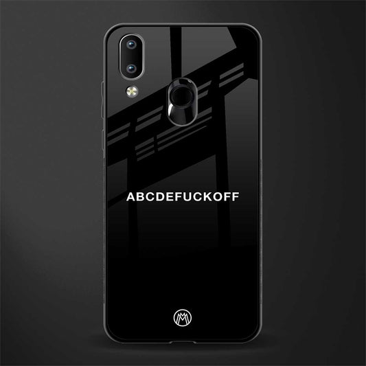 abcdefuckoff glass case for vivo y91 image