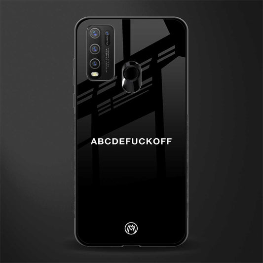 abcdefuckoff glass case for vivo y30 image
