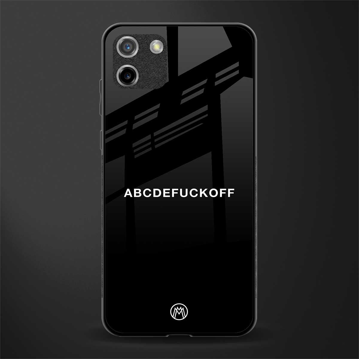 abcdefuckoff glass case for realme c11 image