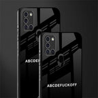 abcdefuckoff glass case for samsung galaxy a21s image-2