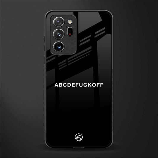 abcdefuckoff glass case for samsung galaxy note 20 ultra 5g image