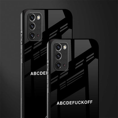 abcdefuckoff glass case for samsung note 20 image-2