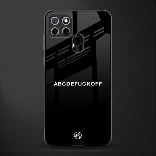 abcdefuckoff glass case for realme c12 image