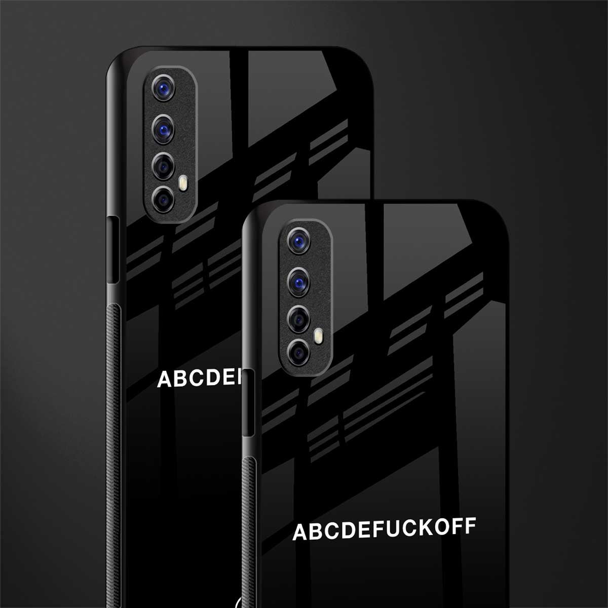 abcdefuckoff glass case for realme 7 image-2