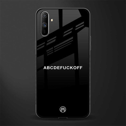 abcdefuckoff glass case for realme c3 image