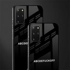 abcdefuckoff glass case for samsung galaxy s20 plus image-2