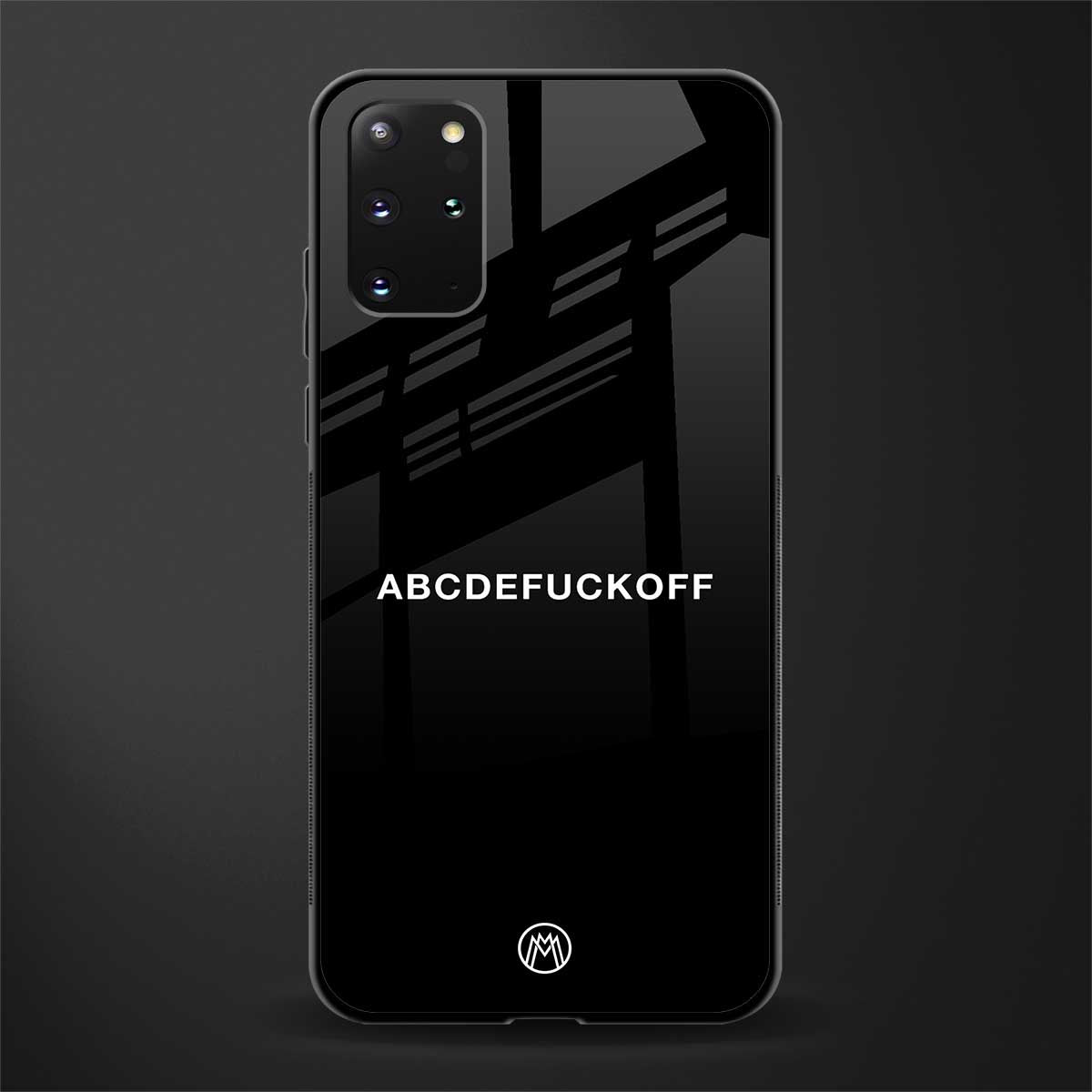 abcdefuckoff glass case for samsung galaxy s20 plus image