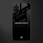 abcdefuckoff glass case for samsung galaxy s20 plus image