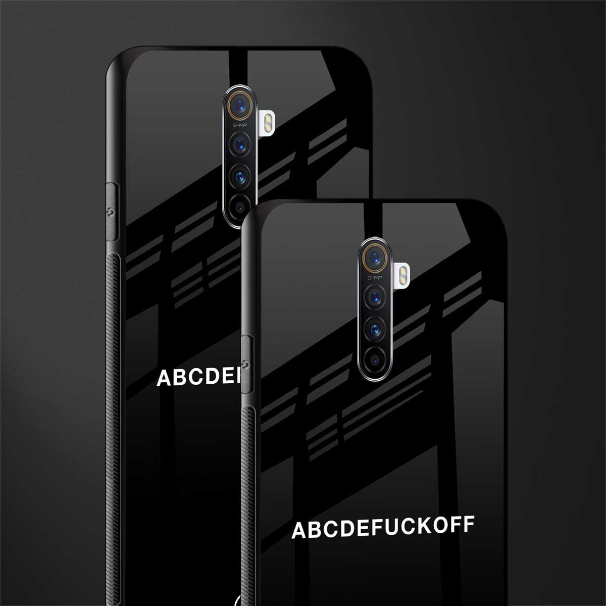 abcdefuckoff glass case for realme x2 pro image-2