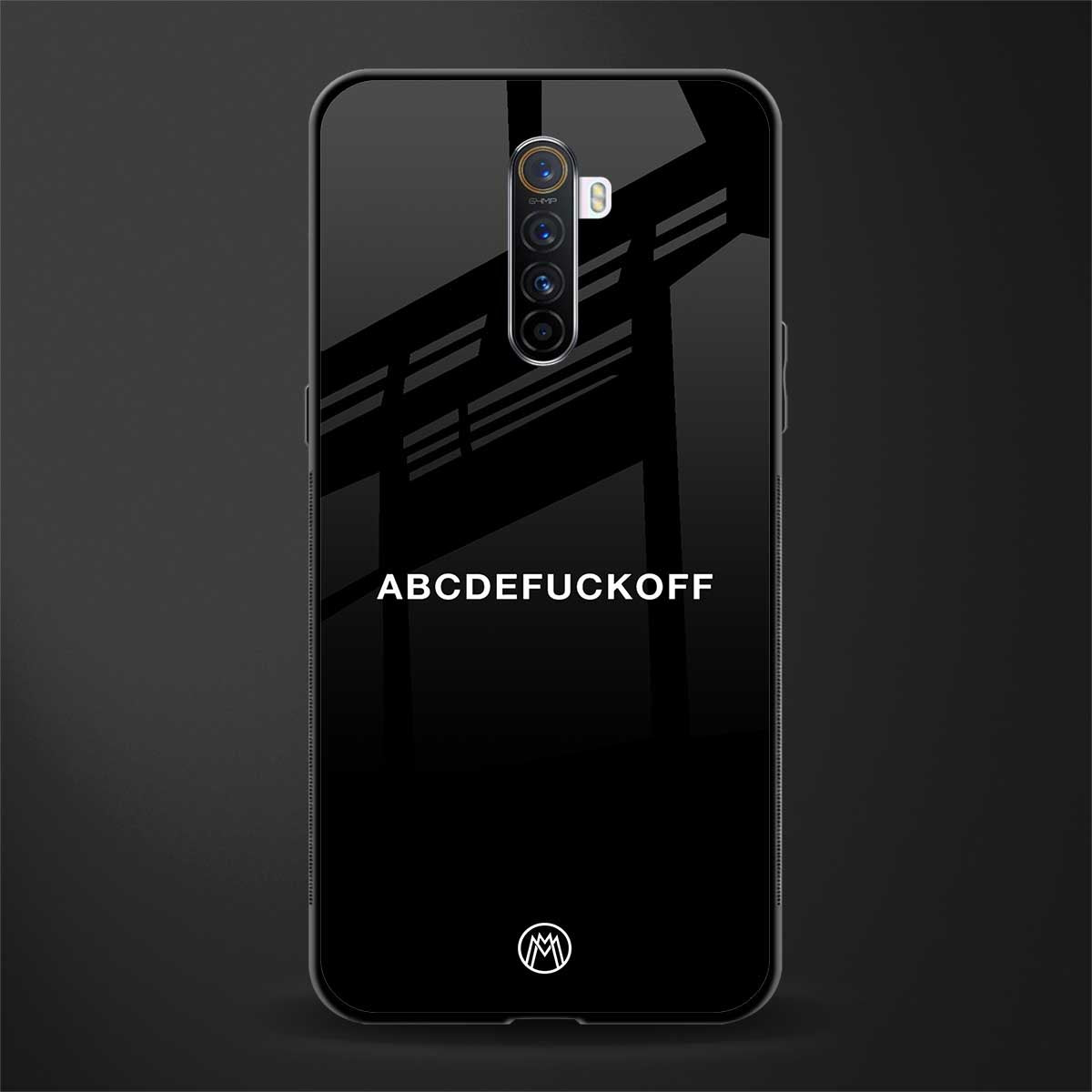 abcdefuckoff glass case for realme x2 pro image