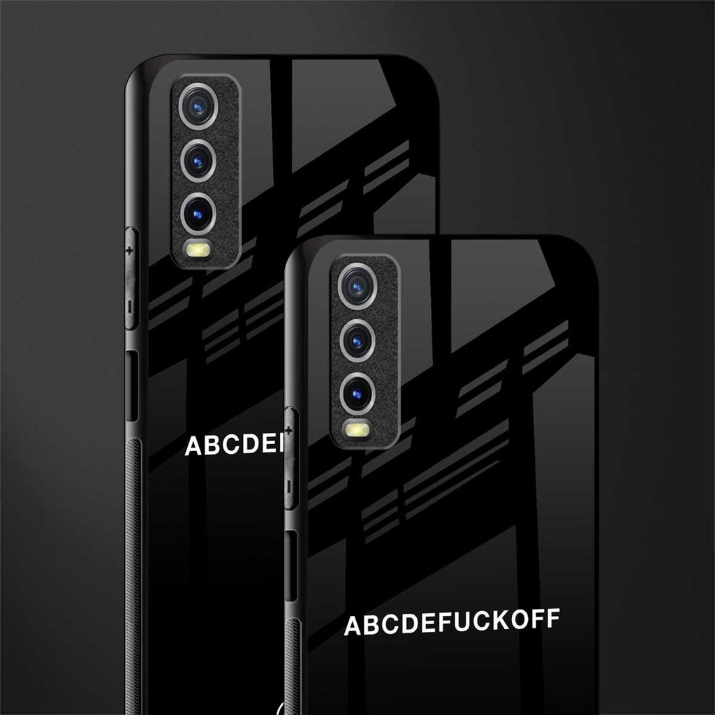 abcdefuckoff glass case for vivo y20svivo y20avivo y20g image-2