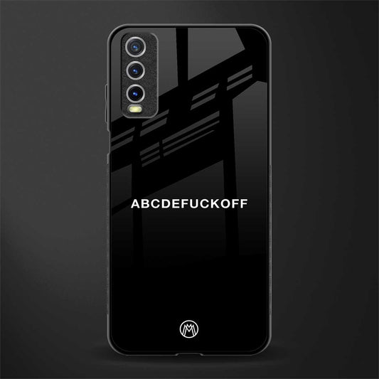 abcdefuckoff glass case for vivo y20svivo y20avivo y20g image