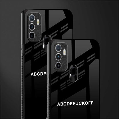 abcdefuckoff glass case for oppo a53 image-2