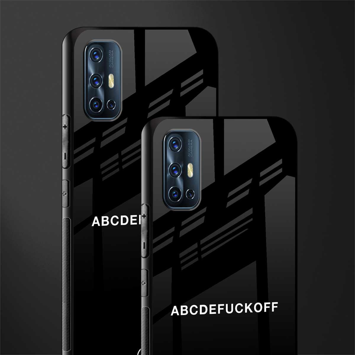 abcdefuckoff glass case for vivo v17 image-2