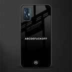 abcdefuckoff glass case for vivo v17 image