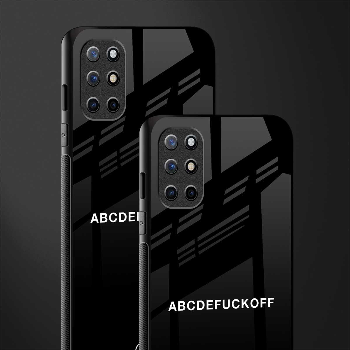 abcdefuckoff glass case for oneplus 8t image-2